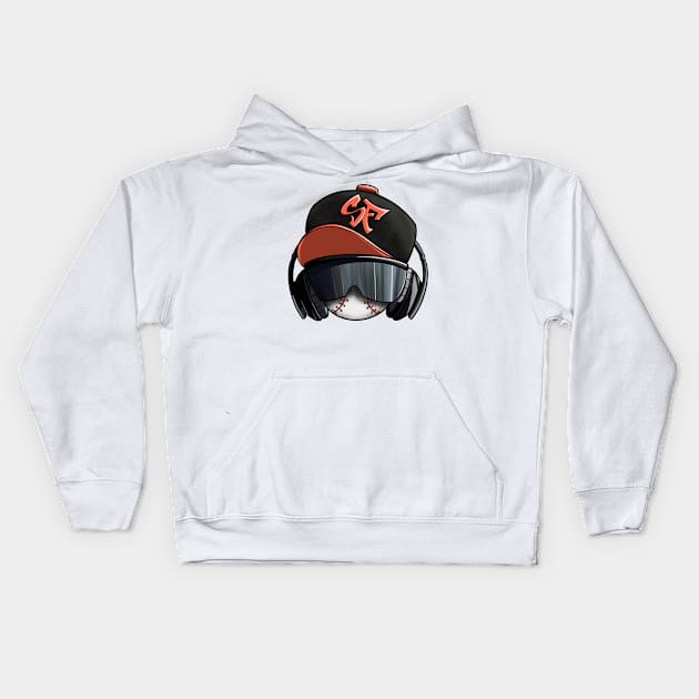 SF Baseball! (Giants) Kids Hoodie by ericjueillustrates